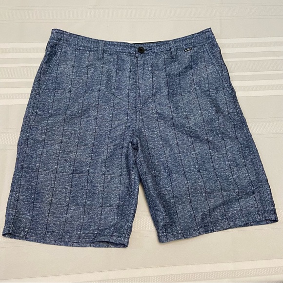 Hurley Mens Board Casual Swim Shorts Heather Blue - NWOT size 32 - Picture 1 of 6